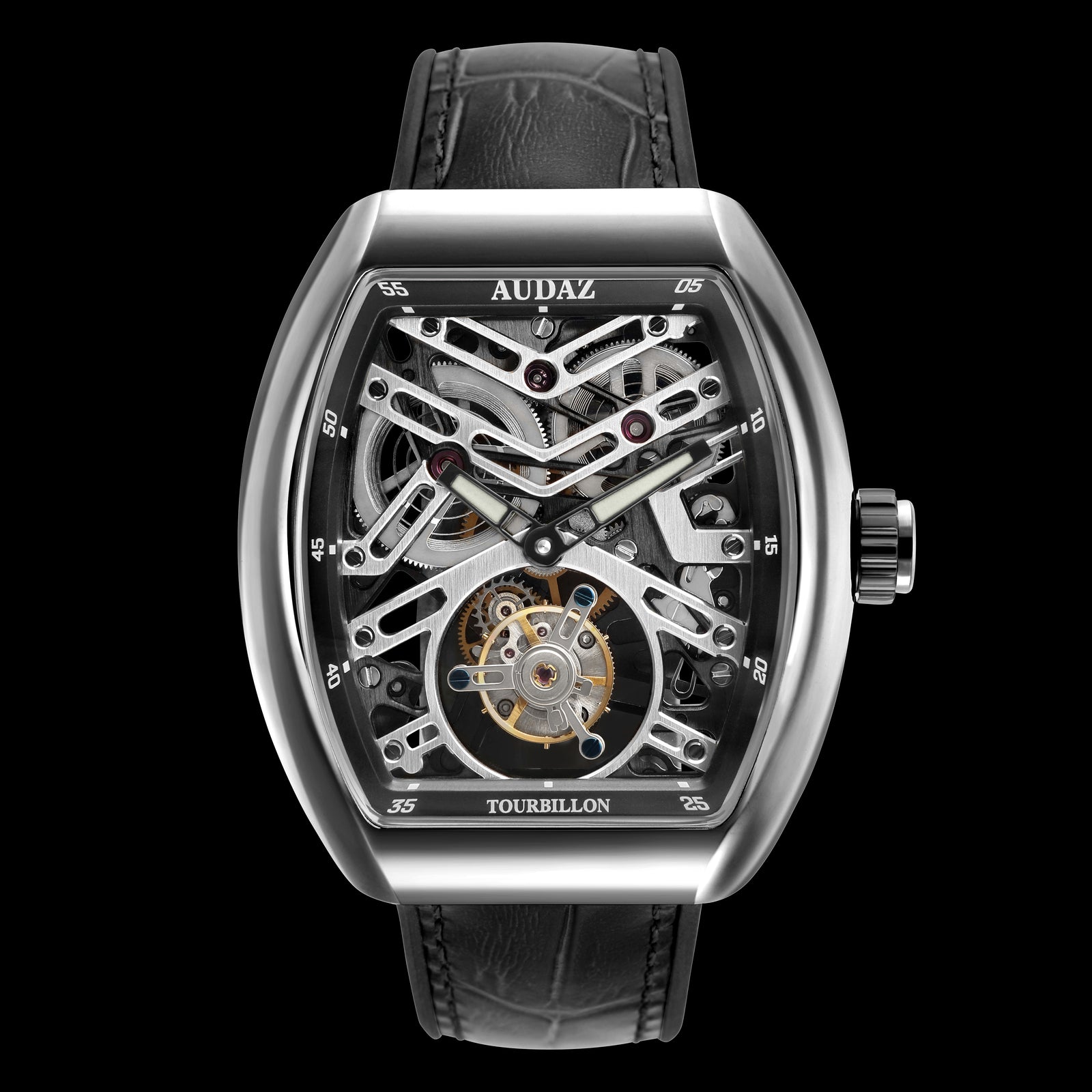 Audaz Core Tourbillon Collection I Tonneau design - Audaz Watches